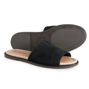 BLONDO women’s waterproof Emilia sandals size 7.5 black nubuck slides